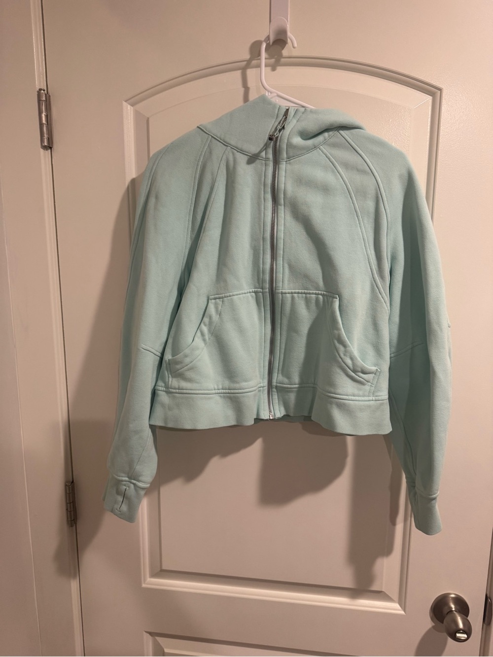 lululemon athletica Light Aqua Full-Zip Hoodie